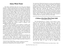 Salem Witch Trials1