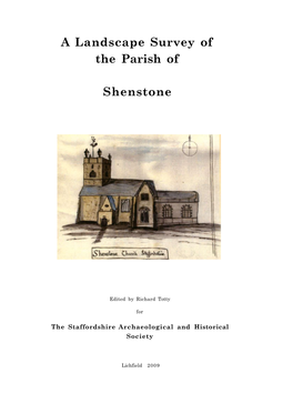 A Landscape Survey of the Parish of Shenstone