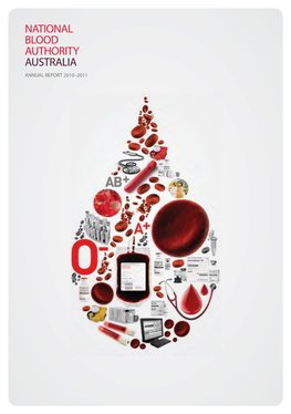 National Bloood Authority Annual Report 2010–11