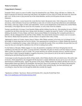 Medea by Euripides Comprehensive Summary Euripedes' Medea Opens in a State of Conflict. Jason Has Abandoned His Wife, Medea