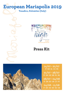 Press Kit Chiara Lubich