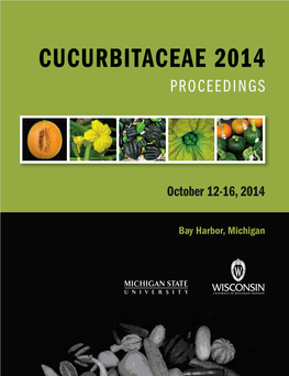 Cucurbitaceae 2014 Proceedings