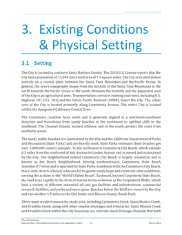 3. Existing Conditions & Physical Setting