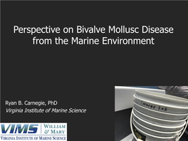 Perspective on Bivalve Mollusc Disease from the Marine Environment