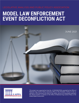 Model Law Enforcement Event Deconfliction Act