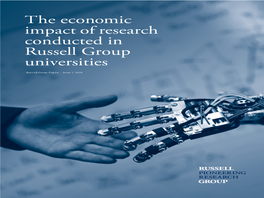 The Economic Impact of Research Conducted in Russell Group Universities