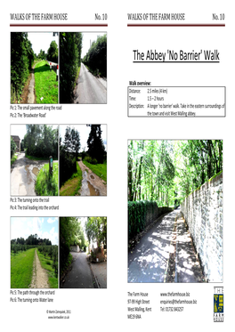 The Abbey 'No Barrier' Walk