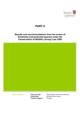 NE-R-Part II Results & Rec CWL Schedules Review