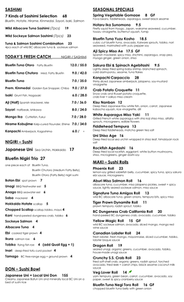 Dine-In Menu 05.14.2021