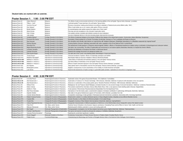 Copy of AAS Poster Presentation Breakout Room Assignments