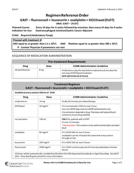 Fluorouracil + Leucovorin + Oxaliplatin + Docetaxel