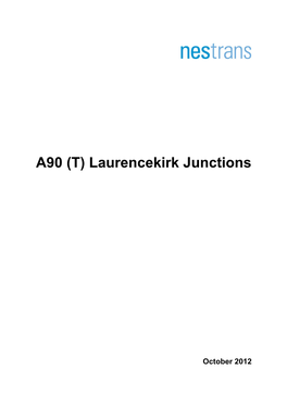 A90(T) Laurencekirk Junctions, Oct 2012
