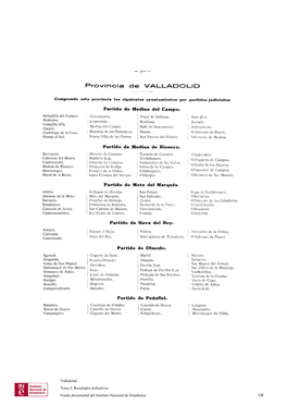 Provincia De VALLADOLI D