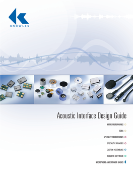 Acoustic Interface Design Guide