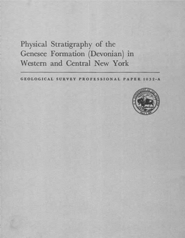 Physical Stratigraphy of the Genesee Formation (Devonian) in Western and Central New York