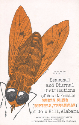 Seasonal Distributions at Gold Hill,Alabama