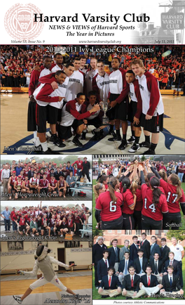 Harvard Varsity Club NEWS & VIEWS of Harvard Sports