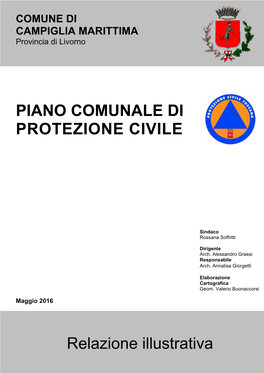 Piano Comunale Di Protezione Civile