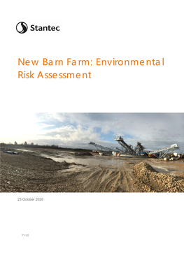 New Barn Farm: Environmental Risk Assessment