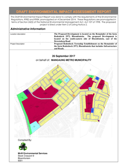 Draft Environmental Impact Assessment Report