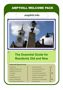 Ampthill Welcome Pack 2021