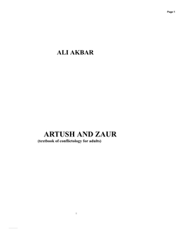 Artush and Zaur – English Translation