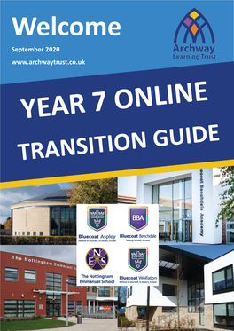 Year 7 Transition Brochure Final 2020