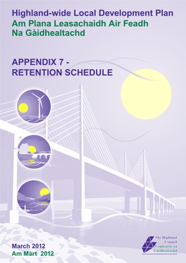 Retention Schedule