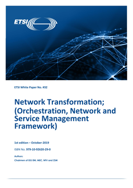 White Paper: Network Transformation