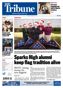 Sparks High Alumni Keep Flag Tradition Alive
