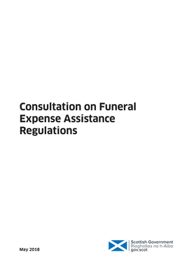 Consultation on Funeral Expense Assistance Regulations