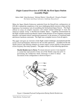 Flight Control Overview of STS-88, the First Space Station Assembly Flight