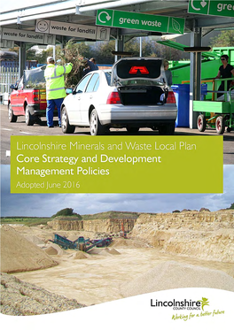 Lincolnshire Minerals and Waste Local Plan