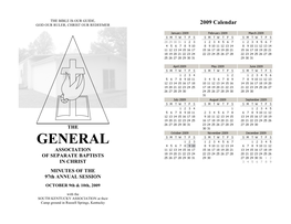 Generalassociation2009minutes.Pdf