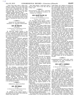 CONGRESSIONAL RECORD— Extensions Of