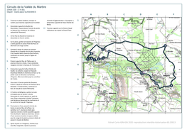 Circuits De La Vallée Du Marbre (9 Km 300 - 3 H 00) Départ : Grand Place GUSSIGNIES a B C D E F