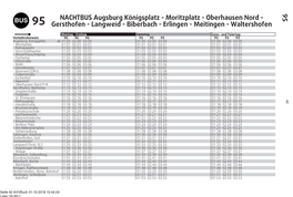 Fahrplan Nachtbus