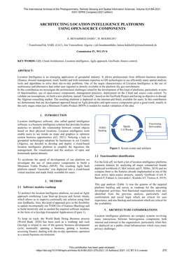 Architecting Location Intelligence Platforms Using Open-Source Components