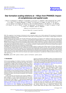 Star Formation Scaling Relations at ∼100 Pc from PHANGS: Impact of Completeness and Spatial Scale I