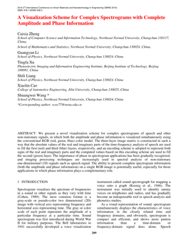 A Visualization Scheme for Complex Spectrograms with Complete Amplitude and Phase Information