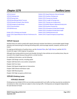 Chapter 1270 Auxiliary Lanes