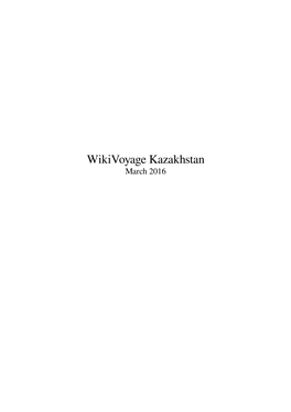 Wikivoyage Kazakhsta