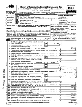 Return of Organization Exempt from Income