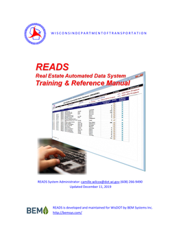 READS Training and Reference Manual 4