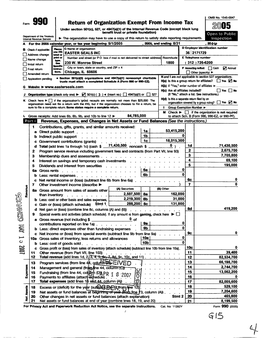 Return of Organization Exempt from Income