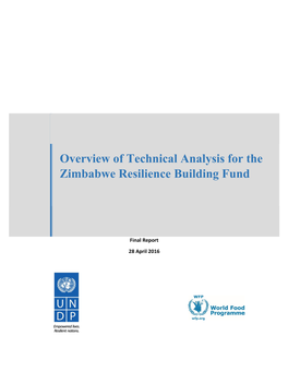 Overview of Technical Analysis for the Zimbabwe Resilience Building Fund