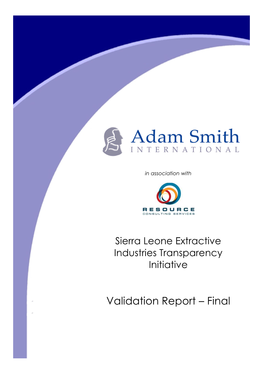 SLEITI Validation Report FINAL 09-08-10
