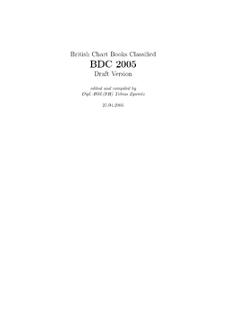 BDC 2005 Draft Version