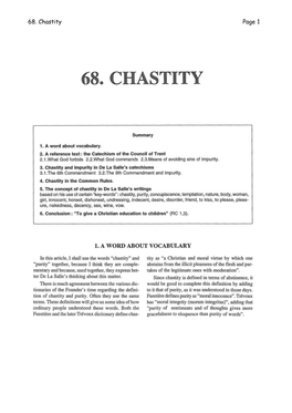 68. Chastity Page 1