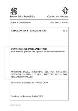 Senato Della Repubblica Camera Dei Deputati